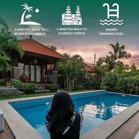 Kubu Nyang Nyang Uluwatu By Bukit Vista Lejlighed Eksteriør billede